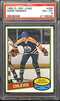 1980 O-PEE-CHEE #289 Mark Messier Rookie RC PSA 8 • $499.99