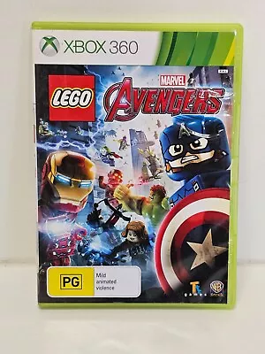 Lego Marvel Avengers + Manual - Microsoft Xbox 360 PAL Complete + Free Postage • $11.95