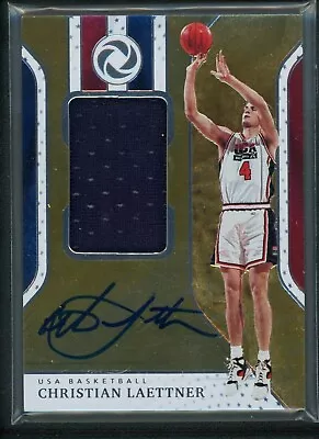 2018-19 Christian Laettner 09/79 Auto Jersey Panini Opulence Autographs • $59.99