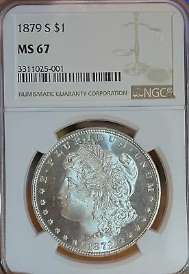 1879-S NGC MS67 Morgan Silver Dollar • $975