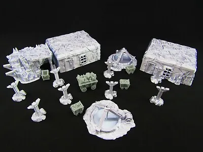 Dwarven Mining Camp W/ Carts Scatter Terrain Scenery 3D Printed Mini Miniature • $94.99