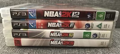 Ps3 Game Bundle Nba 2k9 2k10 2k11 2k12 Sony Ps3 Playstation 3 With Manual • $38