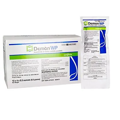 $21.28 • Buy Demon WP Insecticide 1 Envelope Containing 4 Water-Soluble 9.5 Gram Packets M...