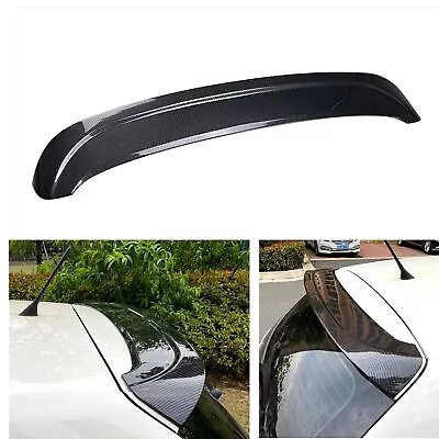 Carbon Fiber Look Rear Trunk Spoiler Lip For VW Polo MK5 6R 6C 2009-2017 2010 • $89.07