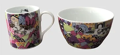 £39.99 • Buy Hello Kitty Liberty Town Mug & Bowl Set.