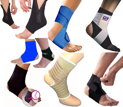 £4.49 • Buy Elastic Neoprene Support Weak Ankle Sleeve Wrap Sports Running Football Sprain