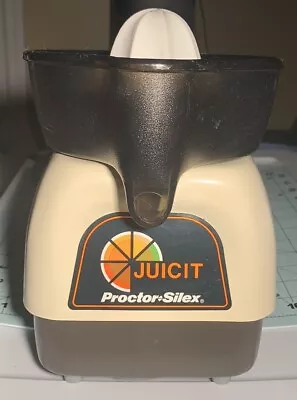 Retro/ Vintage Proctor-Silex JUICIT Electric Automatic Citrus Juicer TESTED/ • $44.89