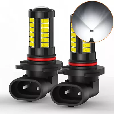 AUXITO 9005 HB3 LED Daytime Light Running DRL Fog Bulb 2000LM 33SMD White 6000K • $11.39