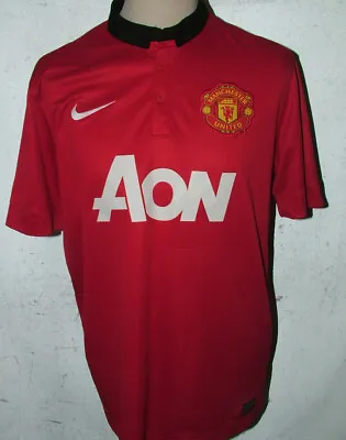 Vtg 2013/14 Nike Manchester United 7 Cantona Football Shirt L 44inch  • £19.99