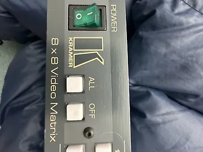 Kramer 8x8 Video Matrix Switcher  Model VS-88V • $350