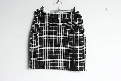 Zaful Womens Check Mini Skirt - Black - Size Small S (V-G5) • $4.34