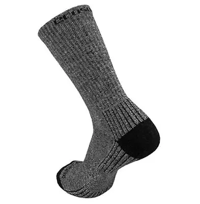 3 Pair EcoSox American Crew Bamboo Socks Size 9-11 Medium 1006-6 Grey/Black • $33.55