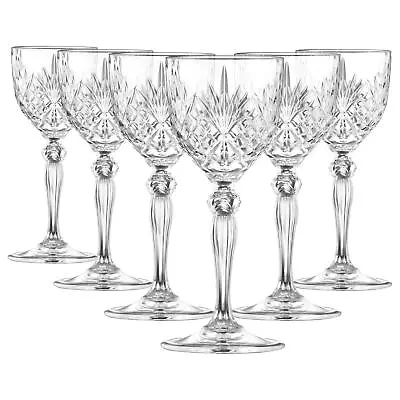 6x RCR Crystal 140ml Melodia Nick & Nora Glasses Cocktail Drinking Glass Set • £23