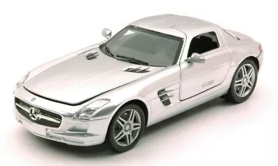 NEWRAY MERCEDES-BENZ SLS AMG Silver 1/24 NEW71263D • $17.44