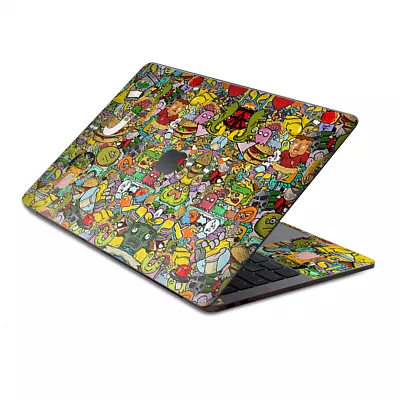 Skin Decal Wrap For MacBook Pro 13  Retina Touch  Sticker Slap Cartoon Bomb • $15.98