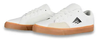 Emerica Temple Skate Shoes - NEW Mens Size 9 White / Gum - #40922-WL • $34.91