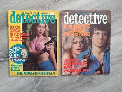 £9.99 • Buy True Crime Master Detective Vintage 1981 Magazines Collectable Retro Rare