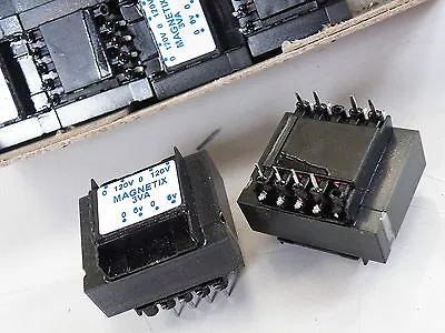 PCB Mounting 3VA Mains Transformers 0-6v 0-6v Magnetix Split Primary 123g 624 • £3.40