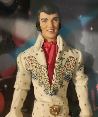 Mattel Elvis White Eagle Jumpsuit Timeless Treasures Doll  • $60