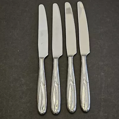 Mikasa COCOA BLOSSOM Dinner Knives Of 4 Stainless Flatware 9 3/8  • $25.19