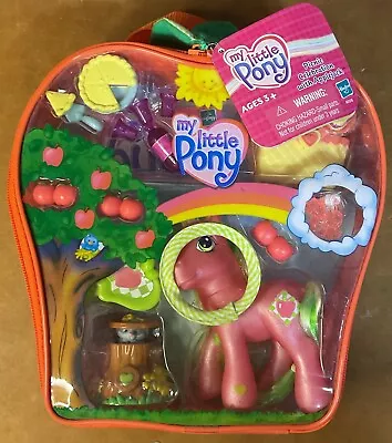 2003 Hasbro MY LITTLE PONY Picnic Celebration With APPLEJACK Backpack Play Set • $59.99