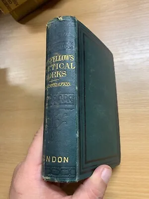 1867  The Poetical Works Of Henry Longfellow  Illustrated Antique Book (p4) • £59.99