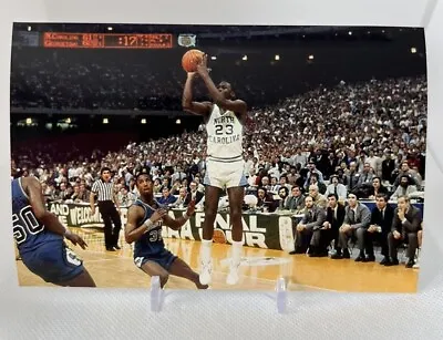 1982 Michael Jordan College Winning Championship Shot 4x6 Photo - UNC - 🔥 • $5.45