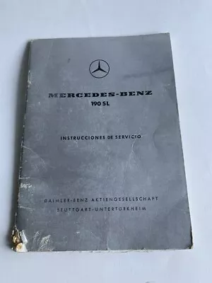 1962 Mercedes Benz 190SL Owner's Manual. #69 • $129.99