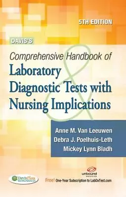 Davis's Comprehensive Handbook Of Laboratory And Diagnostic Tests With Nursing I • $5.68