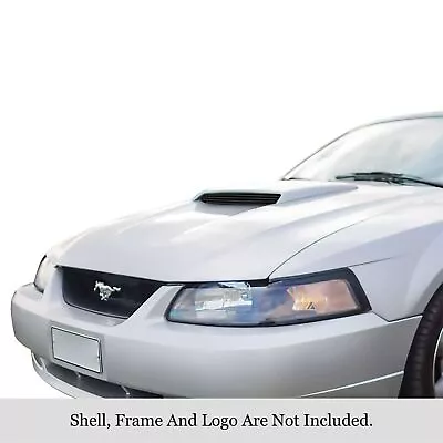 1999-2004 Ford Mustang Gt V8 Hood Scoop Stainless Steel Black Powder Coated F... • $32.80