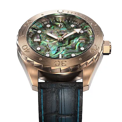 Aquacy Bronze  Men's Abalone Watch Automatic MIYOTA (Citizen) Movement  200M • $68