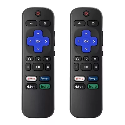 (Pack Of 2) Replacement Remote Control For All Roku Tvs- NOT For Roku Stick/Box • $11.80