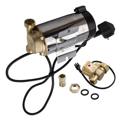 1× Mains Water Pressure Booster Pump 50hz 90w 70°c Shower Pressure Booster New • £137.99