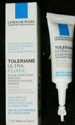 Lot Of 2 La Roche-Posay Toleriane Ultra Fluide Hydratant Apaisant 2 X2ml. France • $12.89