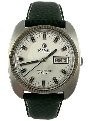 Vintage Men's Wristwatch Roamer D+D Automatic Kal * MST 482 Day Date Works • $417.32