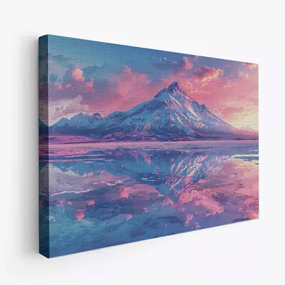 Beautiful Salar De Uyuni Design 3 Horizontal Canvas Wall Art Prints Pictures • $58.99