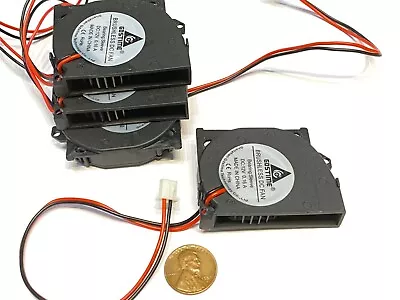 4 Piece 12V Blower Computer 50x40x10mm 5cm 4cm 10mm Cooling Exhaust Fan 2pin C55 • $24.20