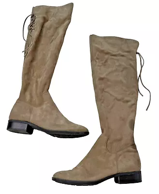 Vince Camuto Boot Womens Size 9M/39 Over The Knee Vo-Prima Tan Suede • $35.23