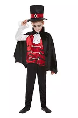 Smiffys 51053M Vampire Costume Boys Black M - Age 7-9 Years • £12.70