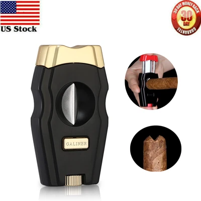 $28.87 • Buy Galiner Cigar Cutter Puncher Stainless Steel V-Cutter Cigar Retro Style Golden-