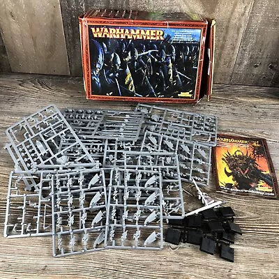 Warhammer Games Workshop Dark Elf Warriors Regiment Elves Miniatures W/ Box • $49.99