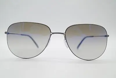 £144.84 • Buy Sunglasses Silhouette 8693 Titan Metallic Blue Oval Sunglasses Glasses New
