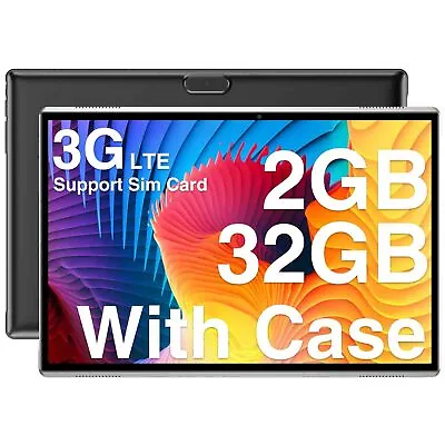 WiFi Tablet PC 10.1 Inch Android Tablet 3G LTE Cellular Tablet HD 32GB YouTube • $59.98