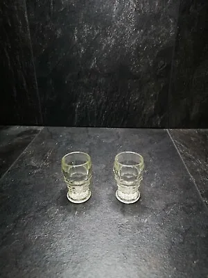 Clear Glass  Shot Glasses  Jacobean 1940 - 1960 • £10