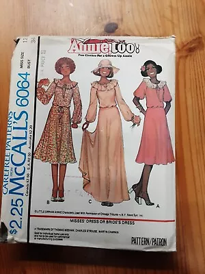 Vintage 1990s McCalls 6064 Orphan Annie Costume/maxi Dress Pattern Size 12 Uncut • £5