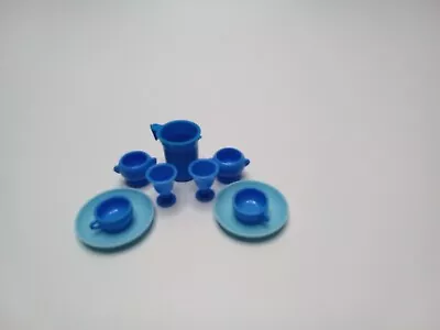 Vintage Lot Of Various Barbie Accessories Blue Dishes • $8