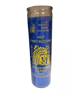 Fast Money Blessings Candle —Rapida Bendiciones De Dinero Veladora • $14.99