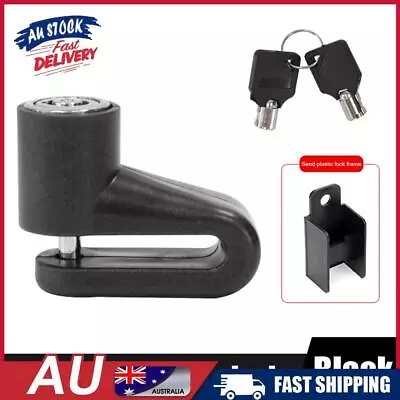 AU Electric Scooter Disc Brake Lock Anti Theft With Lock Frame For M365 (Black) • $8.71