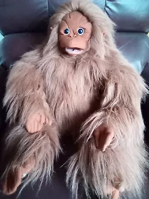 Vintage 26  FOLKMANIS Orangutan Large Plush Monkey Hand Puppet Stuffed Toy • $21.80