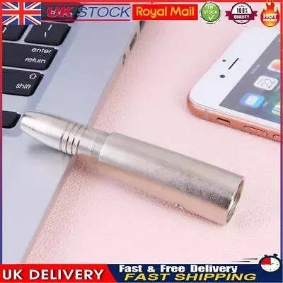 XLR 3Pin Male To 1/4 Inch 6.35mm Female Jack Audio Adapter Converter Connector • £5.39